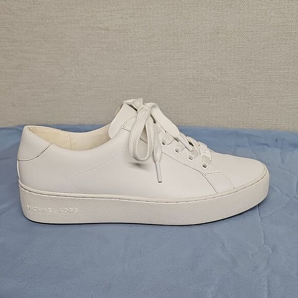 MICHAEL KORS POPPY LEATHER SNEAKERS BFPM-06-218 - Picture 6 of 12